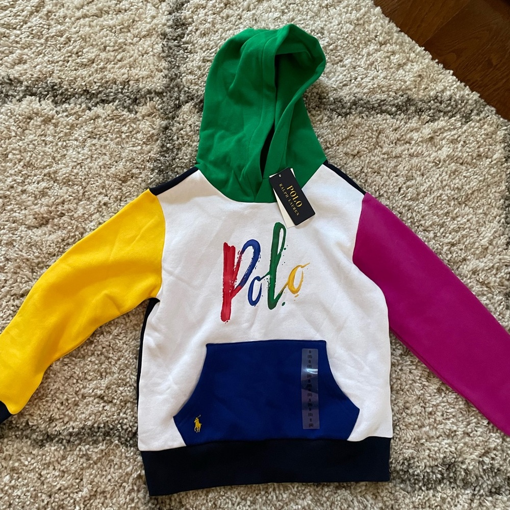 Boys polo sweatshirt